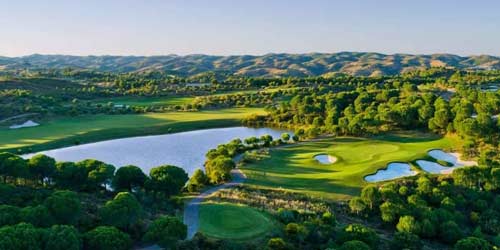 Monte Rei North Golf Course, Algarvearial view of course