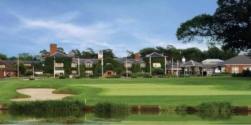 The Belfry 18th green